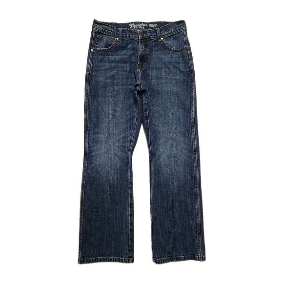 Wrangler Retro Mens Relaxed Boot Cut Jeans Sz 33x30 Western Cowboy Chore Barn - Picture 1 of 12